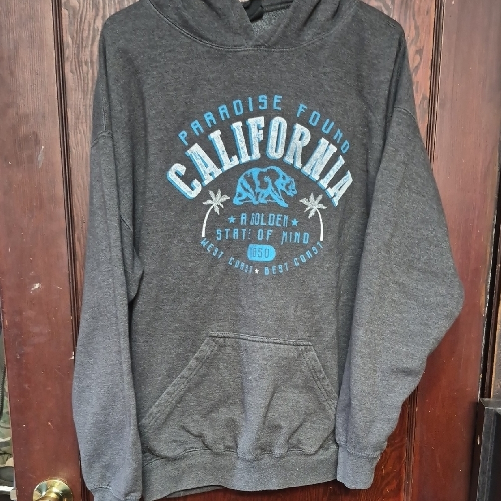 Paradise Found California Charcoal Hoodie